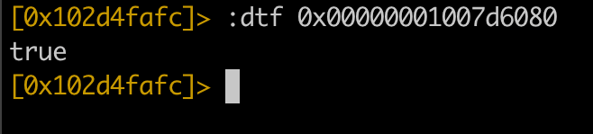 Using a command to check the validation of the login challenge in the iOS application