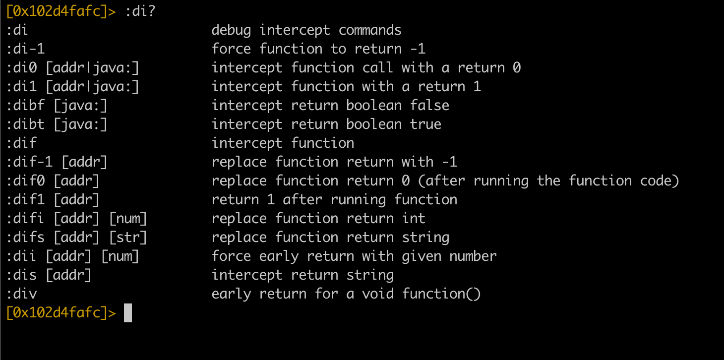 Changing the function's return value using the r2frida inbuilt command :dif to check if the login challenge can be bypassed