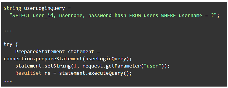 Parameterized query-1