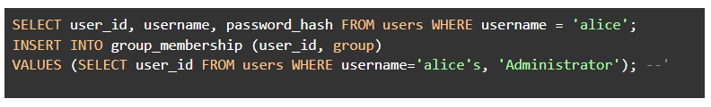 query Password hash