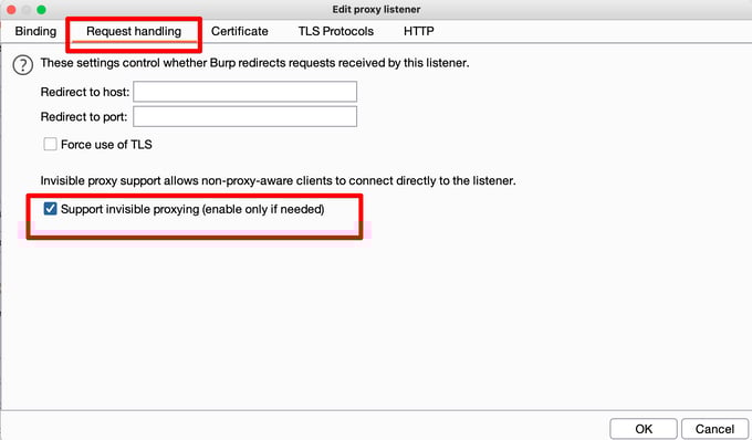 Request handling