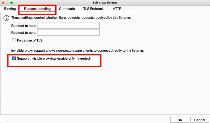 Request handling