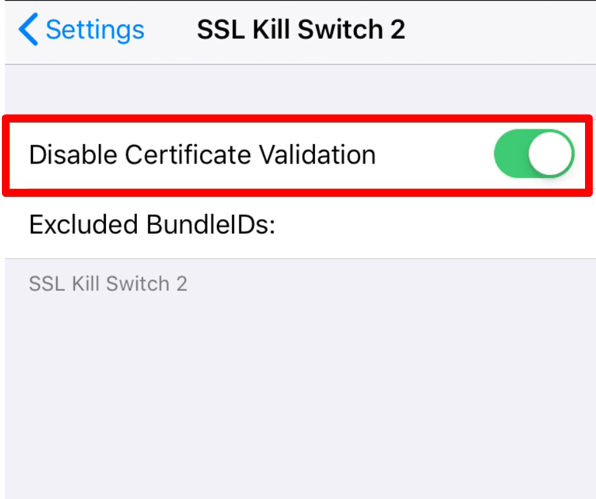 SSL kill switch 2