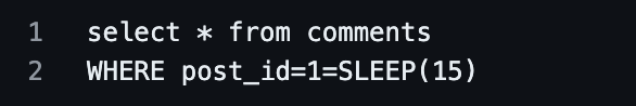 Image Alt Text - " SQL query for blind SQL injections