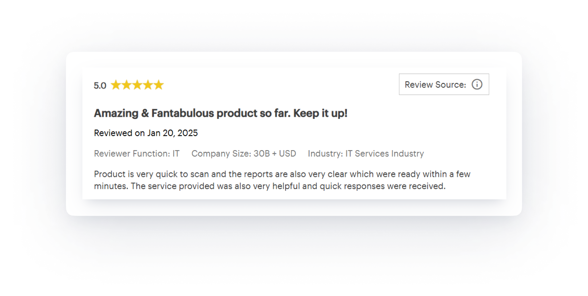 User reviews