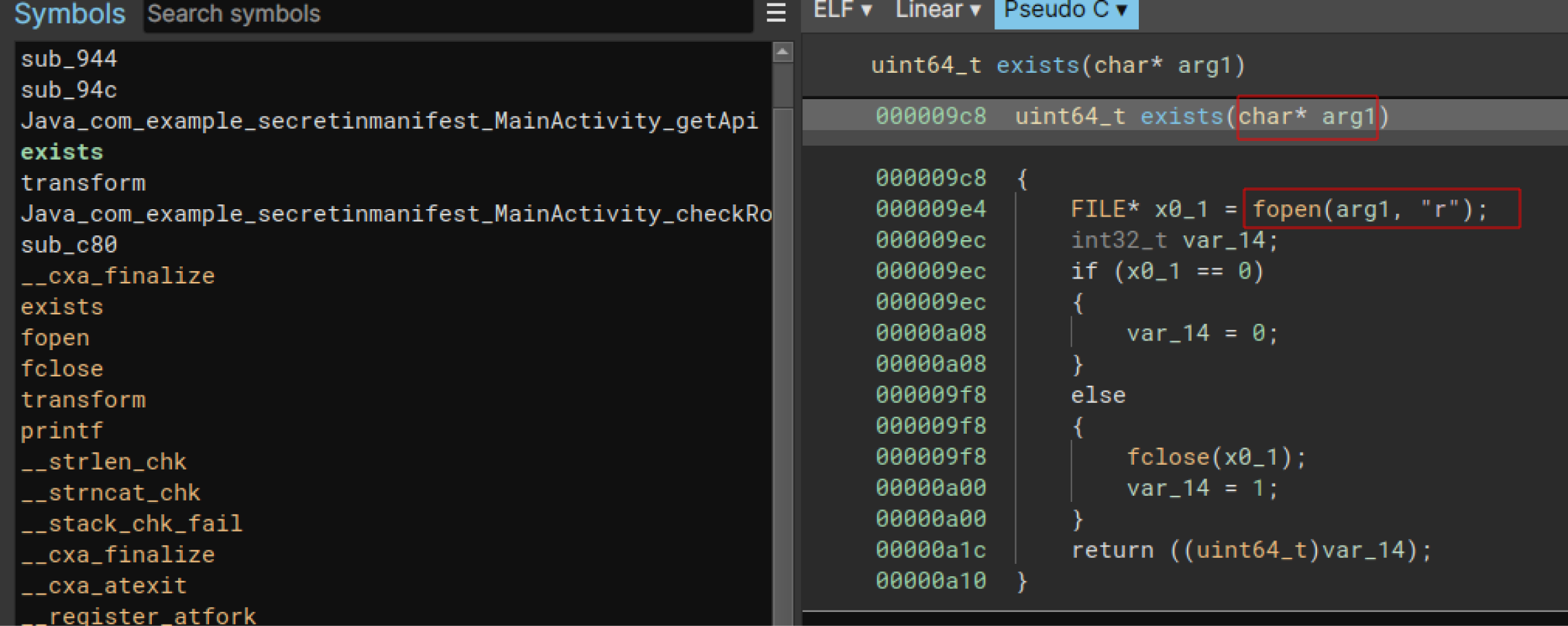 root detection check