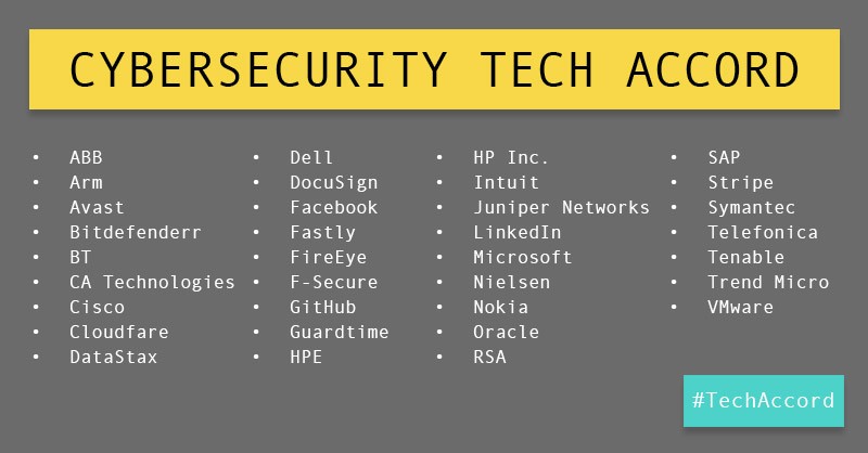 cybersecurity tech accord