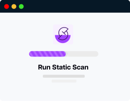 run static scan