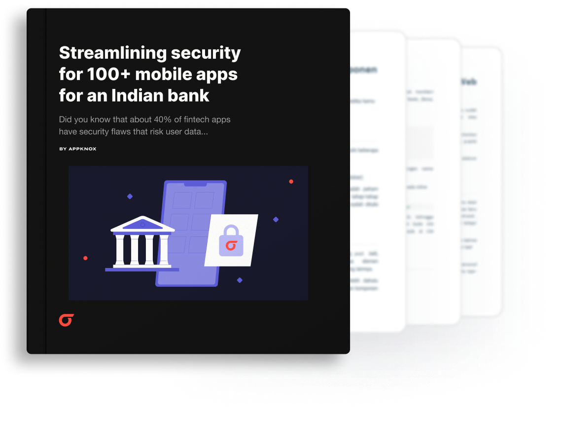 Streamlining security for 100+ mobile apps for an Indian bank-1